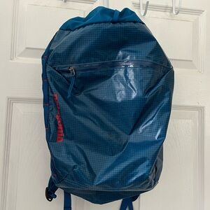 Patagonia Black Hole Cinch Pack Blue Backpack Lightweight Nylon Outdoor